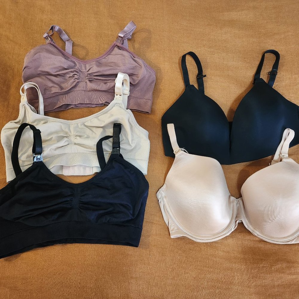 Auden and SHEIN Nursing Bras (5 Bra Lot) - Size S and 36D